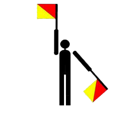 semaphore_flag_V